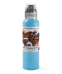 Encre de tatouage World Famous Algarve Aqua 1oz