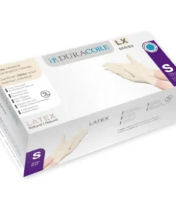 Gants de latex Duracore - Beige crémeux